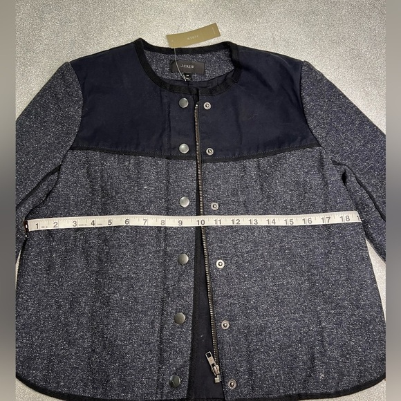 J.Crew Women's Black and Gray Jacket - Picture 8 of 9